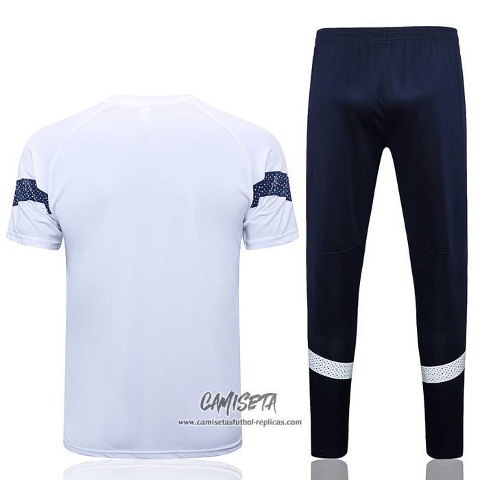 Chandal del Olympique Marsella 2022-2023 Manga Corta Blanco